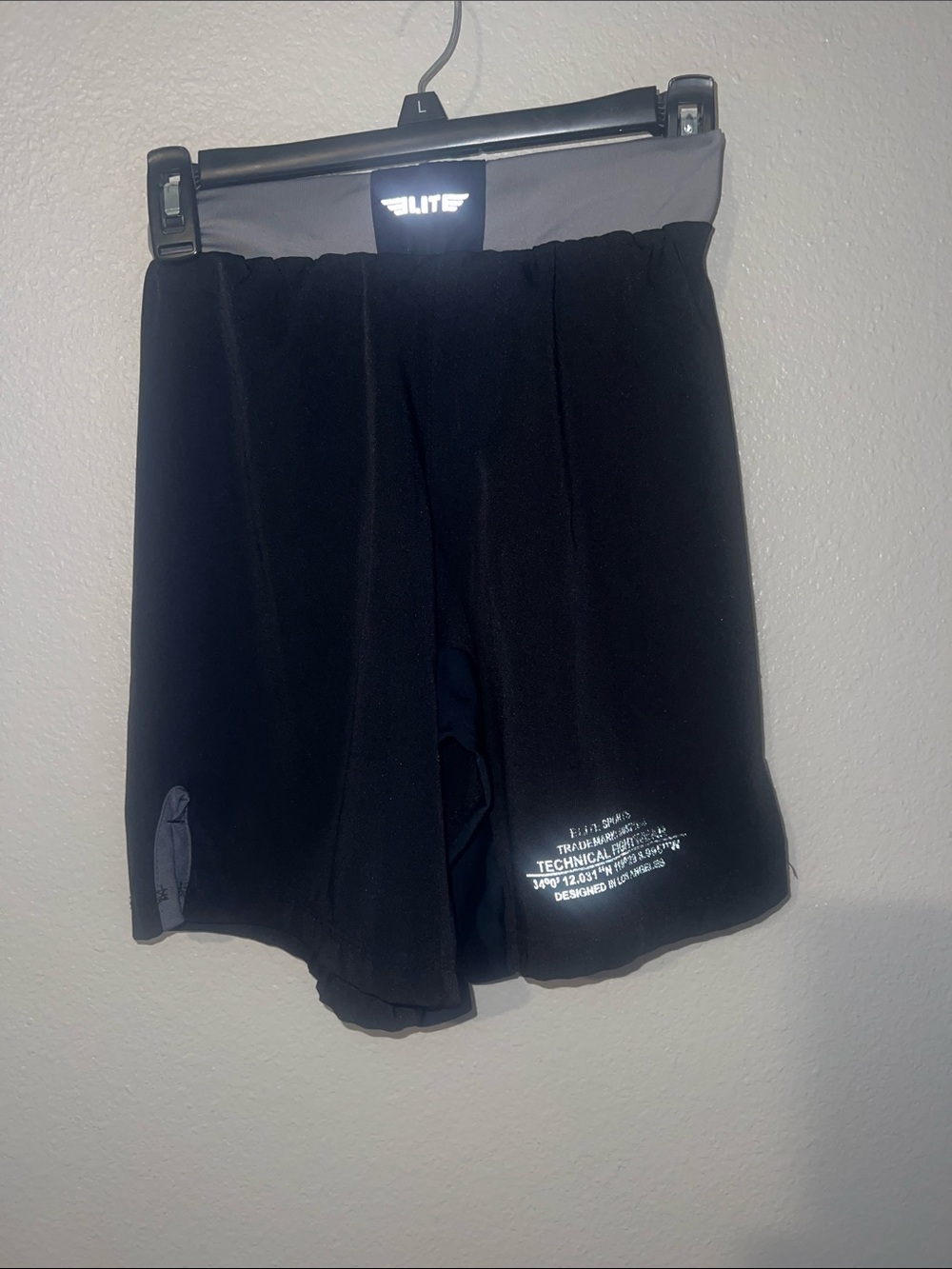 Elite Black Jiu-jitsu  Athletic Shorts